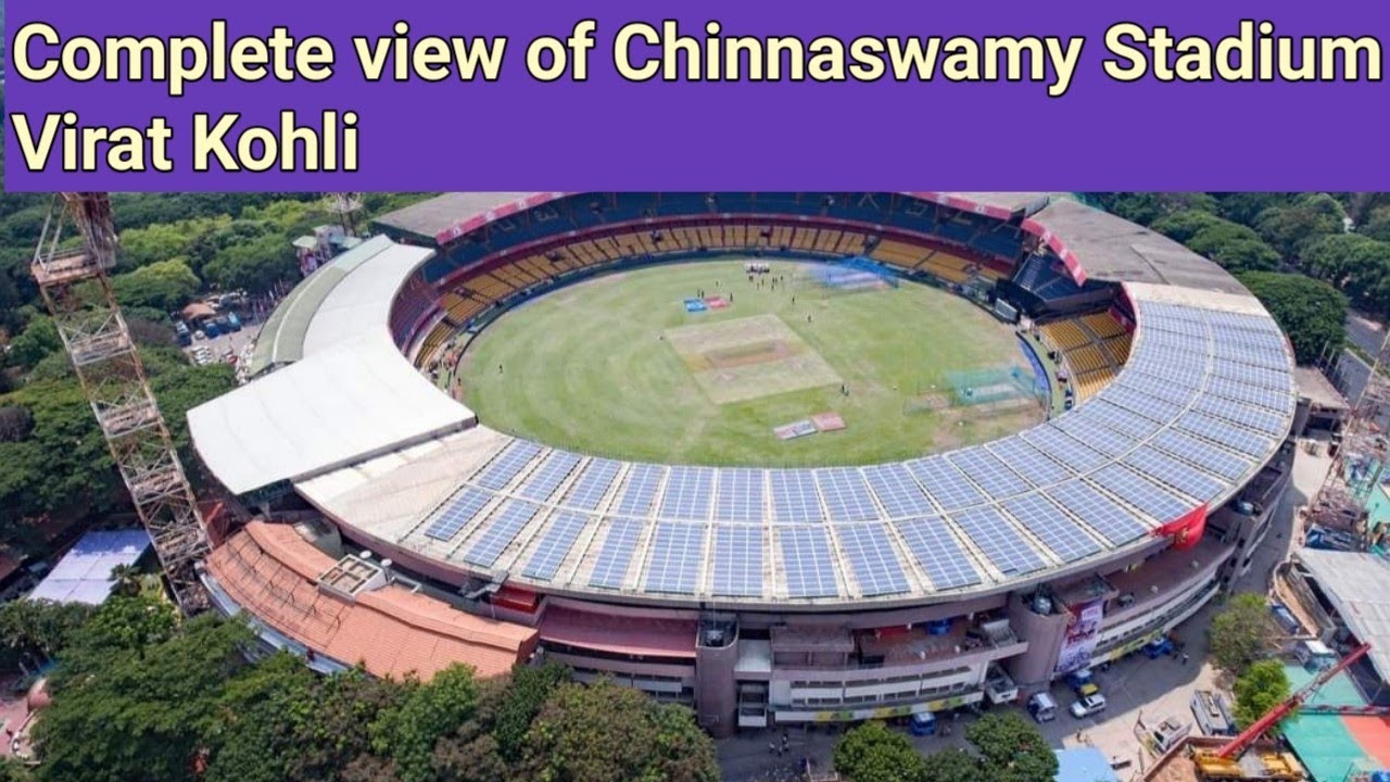 Chinnaswamy Stadium complete view YouTube