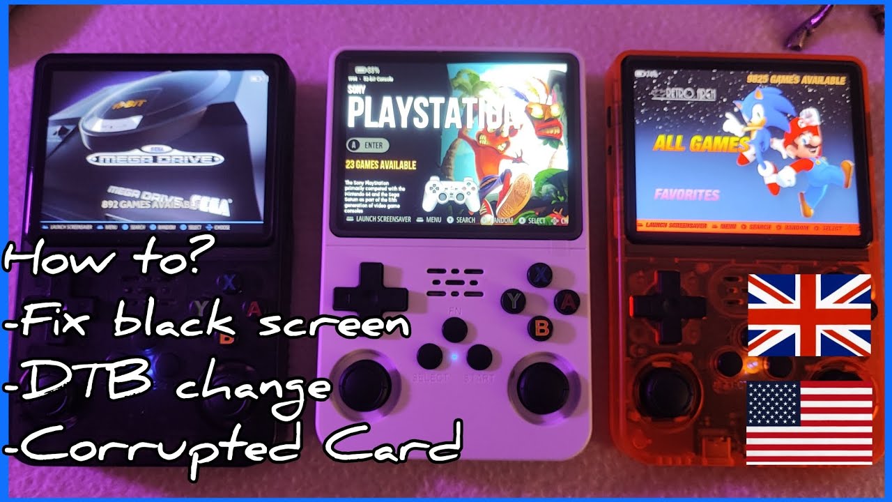 Fix black screen and other stuff related 