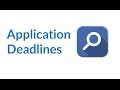 Job Hunting: Tracking Application Deadlines