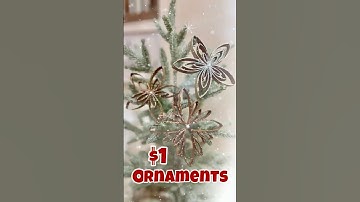 🎄Cheap & easy DIY Christmas ornaments | paper crafts | ornaments