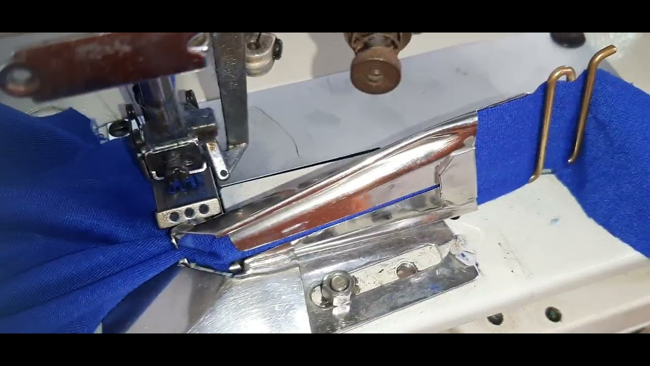 Como colocar viés na camisa gola careca em galoneira