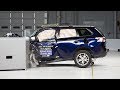 2014 Mitsubishi Outlander driver-side small overlap IIHS crash test