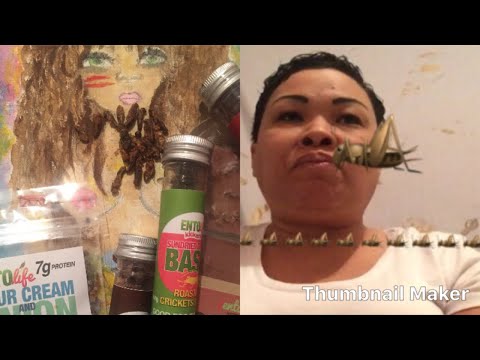 My First Time Eating Crickets 🦗Eat an Insect Challenge