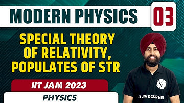 Special Theory of Relativity, Populates of STR | Modern Physics 03 | Physics | IIT JAM 2023