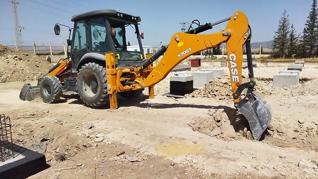 Jcb digging Rock Soil for foundation, new jcb, Backhoe, Excavation, Excavator, Jcb excavation
