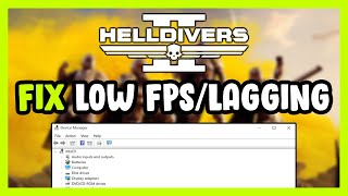 how to fix helldivers 2 low fps drops & lagging!