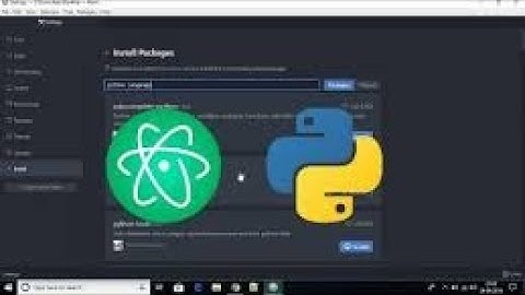 How to use atom editor || python coding || Pc hacks