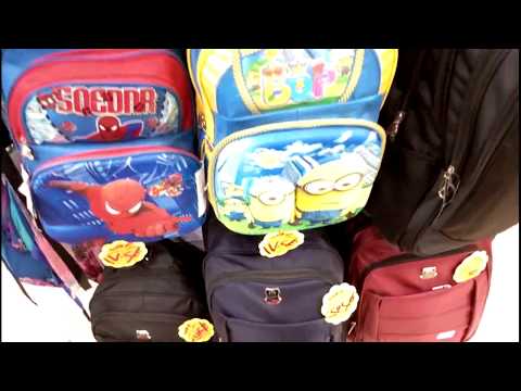 ارخص اسعار لشنط المدارس ابو هنديه اكبرتشكيله شنط فى اسكندريه مع وفاء محمد