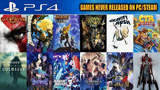 Top 30 PS4 Games Never Released on PC