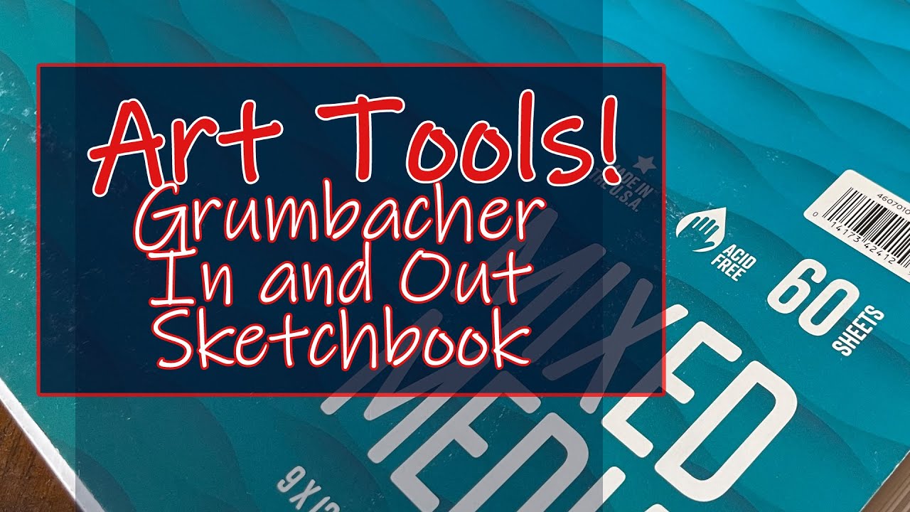 Art Tools Grumbacher In and Out Mixed Media Sketchbook Review YouTube