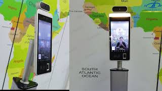 HFSecurity New Products RA08T 8 inch Android Fingerprint  Access Control Face Recognition Device