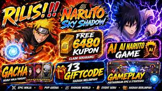 RELEASED! A.I. NARUTO GAME! GACHA - 13 GIFTCODES - GAMEPLAY 🔥 NARUTO SKY SHADOW (X7GAME) screenshot 4