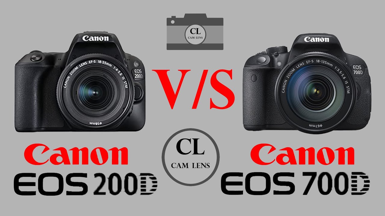 Canon EOS 200D VS Canon EOS 700D