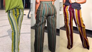 How to make Trendy Aso Oke Pant Trousers with side pocket and side zipper