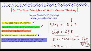 Dr. Ts Five Math Genius Principles : PART II (TANTON Mathematics)