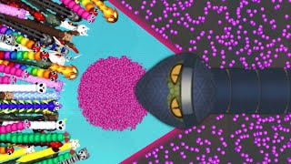 SNAKE IO🐍 BOSS HUSH SNAKE 🐍 VS 1000 BEST SNAKE IN LOBBY 🐍 BEST EPIC SNAKEIO GAMEPLAY #snakegame  screenshot 5