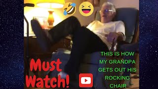 How My Grandpa Gets Up. Hes 90 Resimi