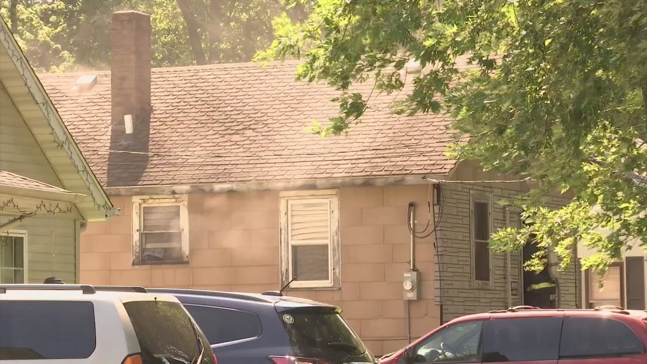 House on fire on Atwood Avenue YouTube