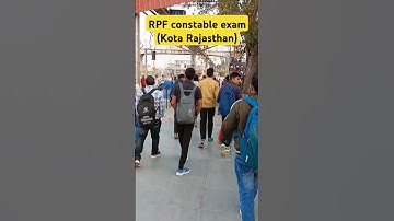 RPF constable exam dene ja rahe #minivlog #shortvideo #rpf #exam #railway #kota #shots #government