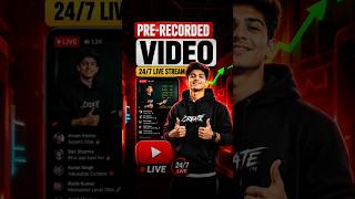 Famous 24/7 live stream kaise Karen | How to Live Stream Pre-Recorded Videos 24/7 on YouTube Profile