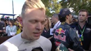 F1 Australian Grand Prix 2016 After race Danish interview with Kevin Magnussen