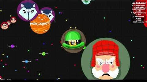 100 BOTS!!!!! AWESOME POPSPLIT AND TRICKSPLIT!!! | AGARIO