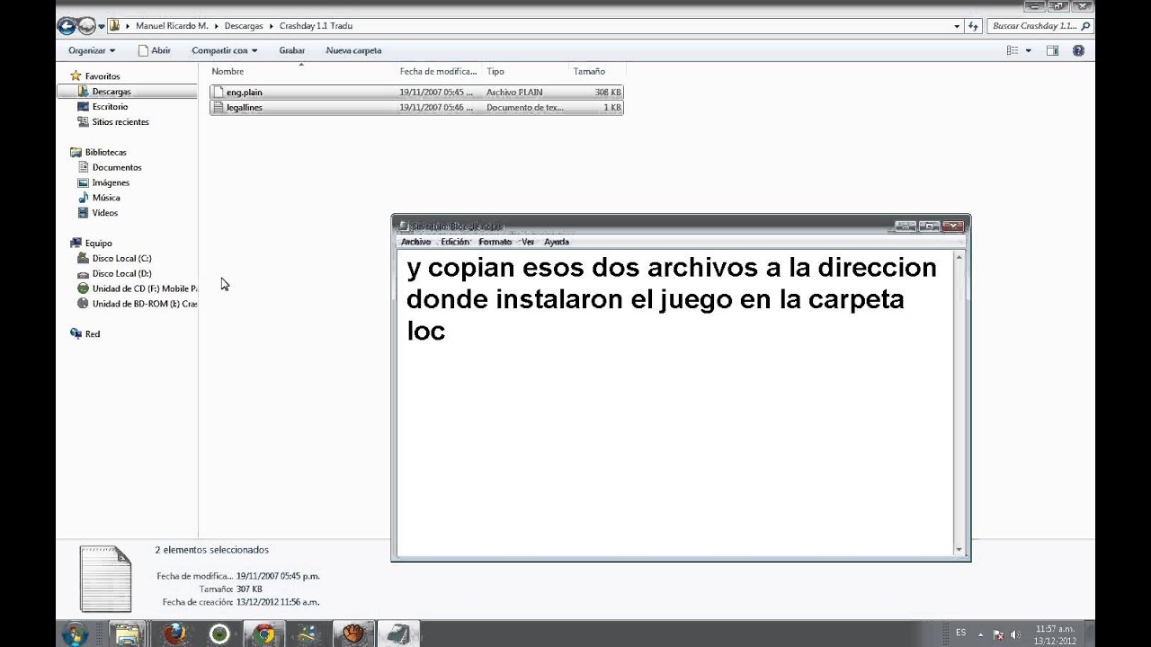 como traducir crash day YouTube