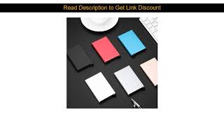 New Automatic Silde Aluminum ID Cash Card Holder Men Business RFID Blocking Wallet Credit Card Pro screenshot 5