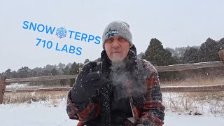 SNOW TERPS....710 LABS MOON GLOW #1 ROSIN REVIEW