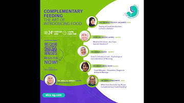Complementary Feeding.. The Art of Introducing Food (webinar)