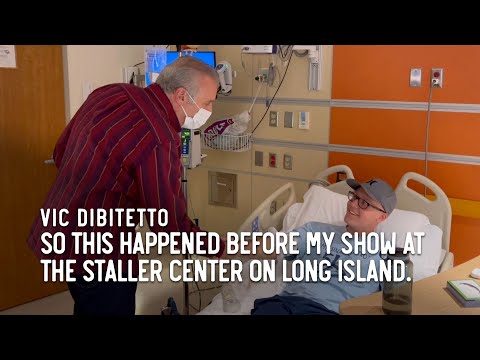 So this happened before my show at the Staller Center on Long Island.