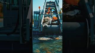 Automatic River Cleaning Machine #rivercleaning #cleantechnology #machinework #environment