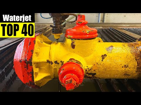 Top 40 Best Waterjet Moments | Satisfying Cutting Compilation