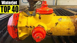 : Top 40 Best Waterjet Moments | Satisfying Cutting Compilation