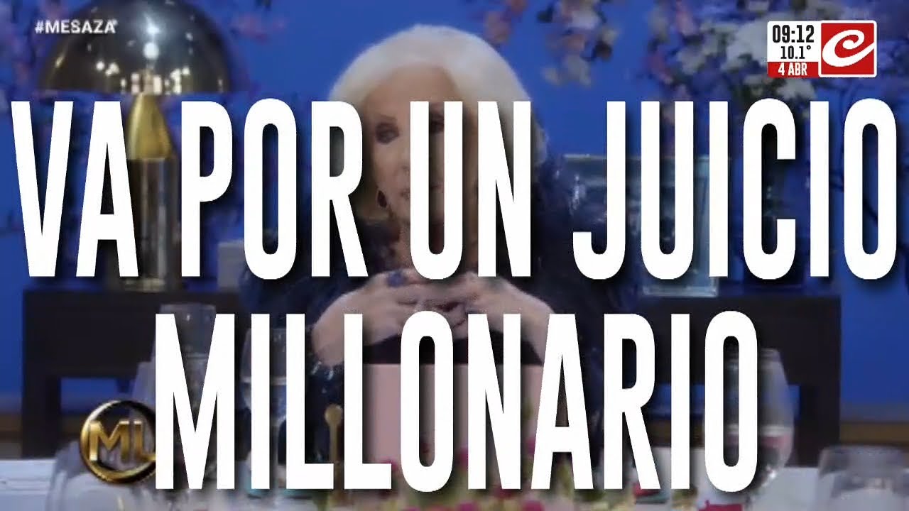 Mirtha deberá enfrentar un juicio millonario por haber despedido a su chofer