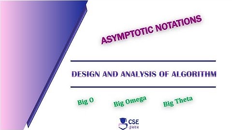 Asymptotic Notations | Big O | Big Omega | Big Theta | Lec 13 | Design & Analysis of Algorithm