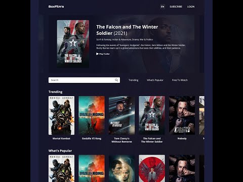 Build Website Clone TMDB API Films With HTML, CSS & JAVASCRIPT