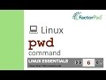 Linux pwd command summary with examples