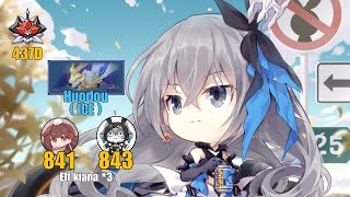 [Honkai Impact 3rd] Ex Abyss RL (437D): Huodou (ICE): 841 - 843 pts