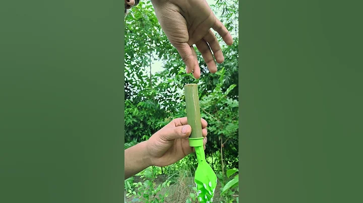 DIY Bamboo Creation with Colourful Balloon Slingleshot #Diy #Slingshot #Bamboo