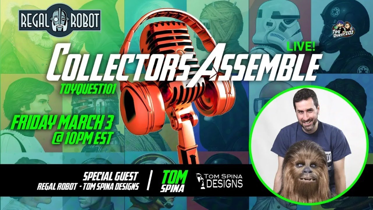 🔵 Ep5 Regal Robot Tom Spina ToyQuest101 Collectors Assemble Live
