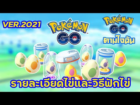 รายละเอียดไข่และวิธีฟักไข่ ในเกม Pokemon GO ver.2021(Pokemon GO ตามใจฉัน)