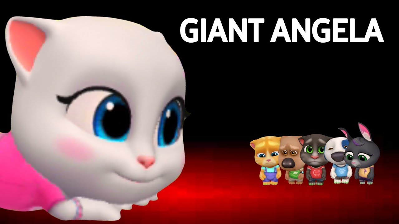 My Talking Tom Friends - GIANT ANGELA - Why Everybody Hates Angela - Talking Tom Gold Run