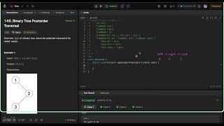Leetcode  145  Binary Tree Postorder Traversal   Java   Cpp