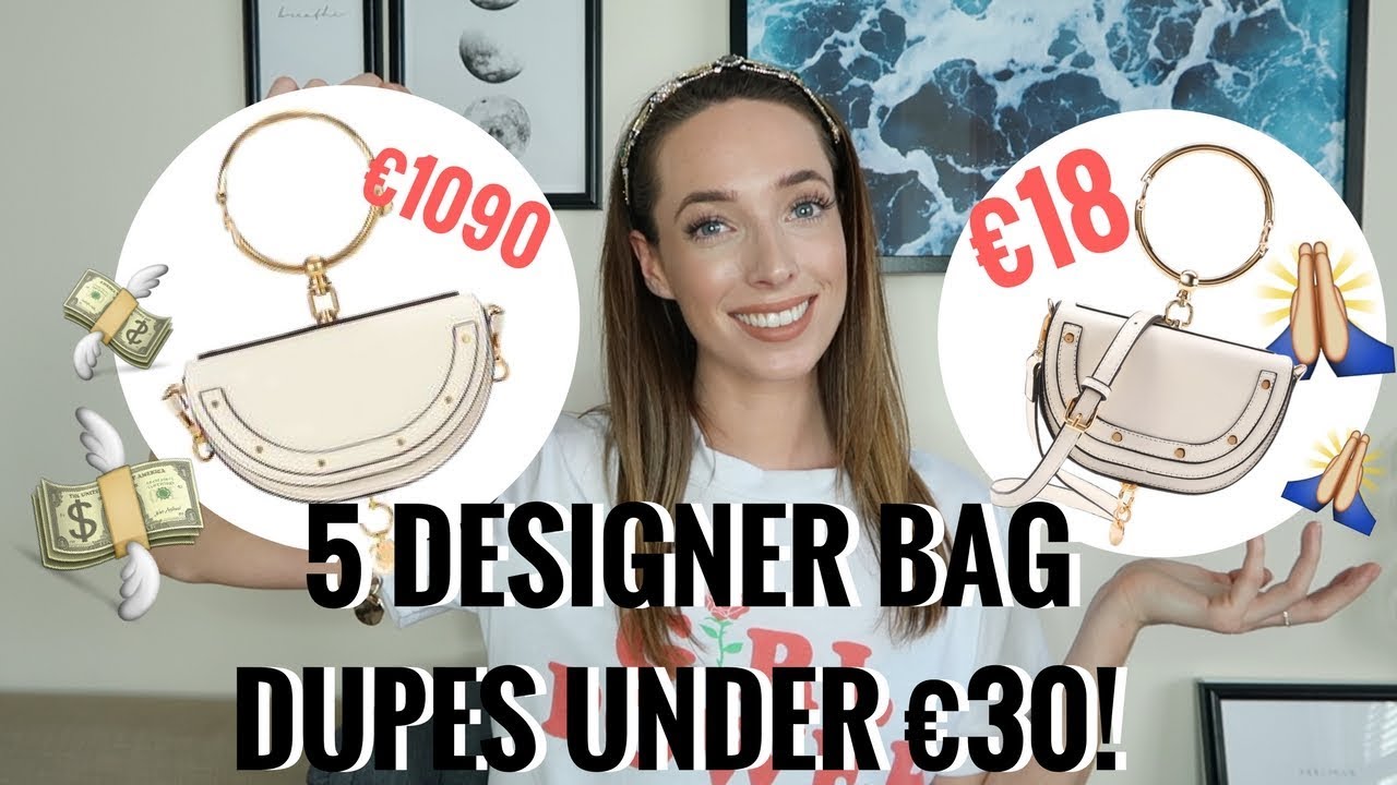 5 DESIGNER DUPE BAGS UNDER €30! 👜 PRADA, CHLOE, CHANEL, LOUIS VUITTON