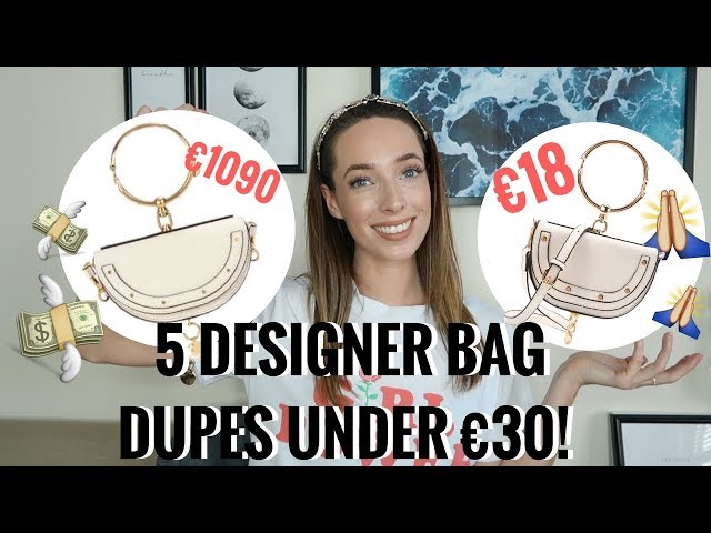 5 DESIGNER DUPE BAGS UNDER €30! 👜 GUCCI, PRADA, CHLOE, CHANEL & MORE