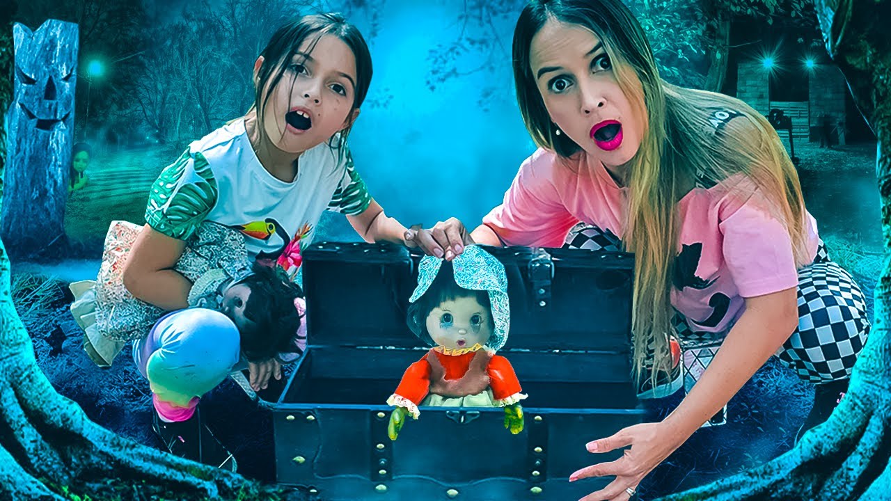 Encontramos uma caixa misteriosa com uma boneca enfeitiçada, e foi isso que aconteceu...