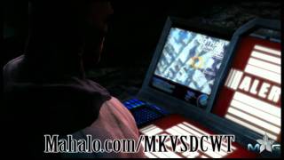 Mortal Kombat vs DCU Batman and Joker scene