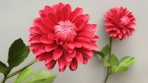 ABC TV | How To Make Dahlia Paper Flower With Shape Punch - Craft Tutorial