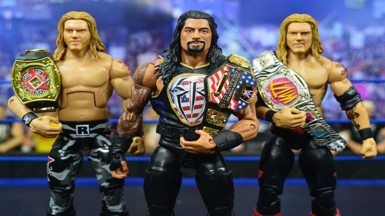 WWE FIGURE CUSTOMS + FIX-UPS! US ROMAN REIGNS AND PERFECT EDGE!